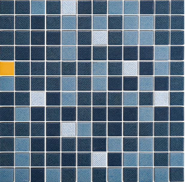 Mini Square Blue Star